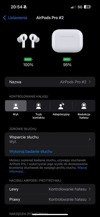 AirPods Pro2, Jak Nowe. Na Gwarancji! Oryginalne