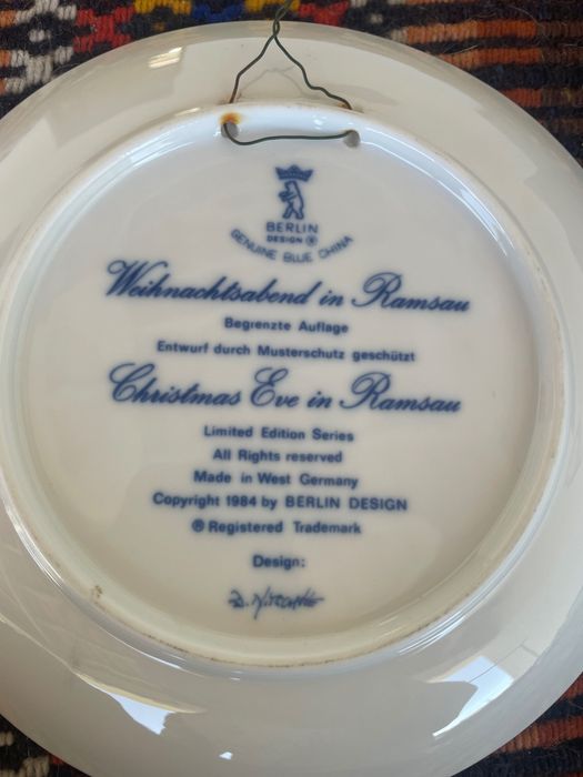 Prato antigo Weihnachtsabend 1984