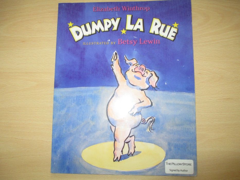 Dumpy La Rue - po angielsku -Autograf przez autora