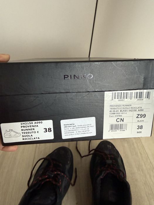 Senakersy pinko provenza 38 czarne