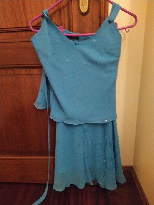 Conjunto (saia+top+echarpe) Ana sousa
