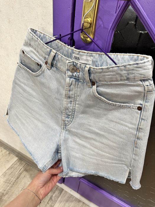 Джинсові шорти жіночі Zara 38 р M