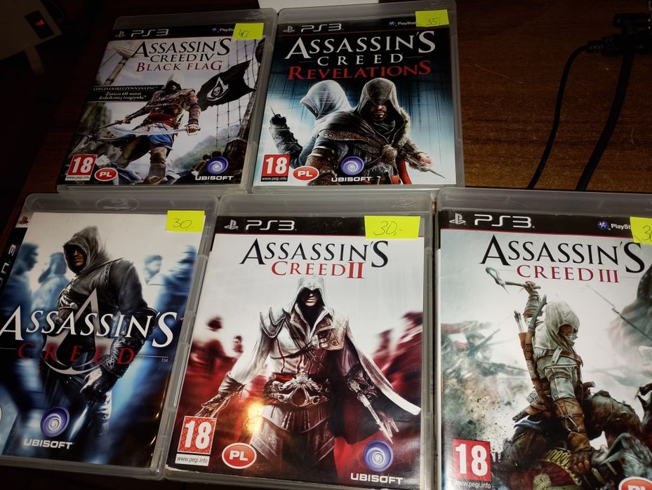 PS3 Assassin's PlayStation 3 5 gier