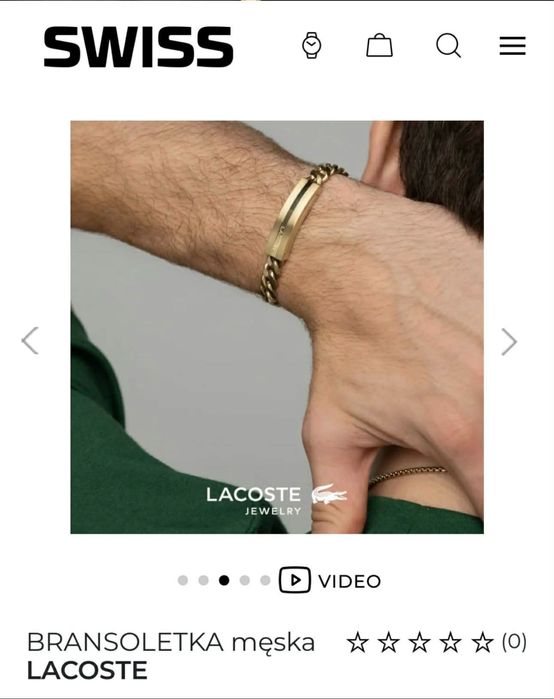 LACOSTE bransoletka Adventurer