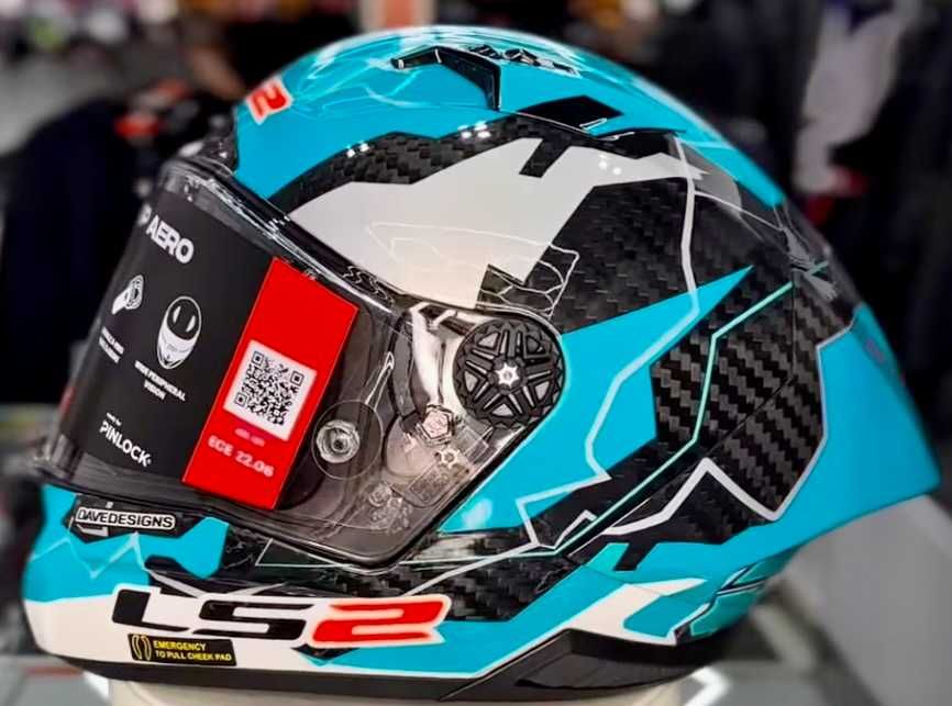 Capacete NOVO LS2 Thunder GP Aero (46% DESCONTO) Extras. Tam M-L-XL-XXL