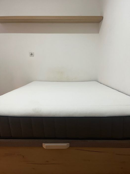 Sommier 140x190 + colchão molas ensacadas