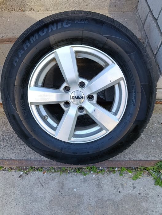 Комплект коліс 4 шт. R15 5x114.3 титанові диски та практично нова гума