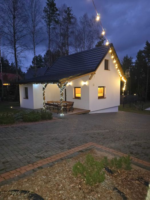 Domek na  Kaszubach z basenem ,banią ruską i sauną.