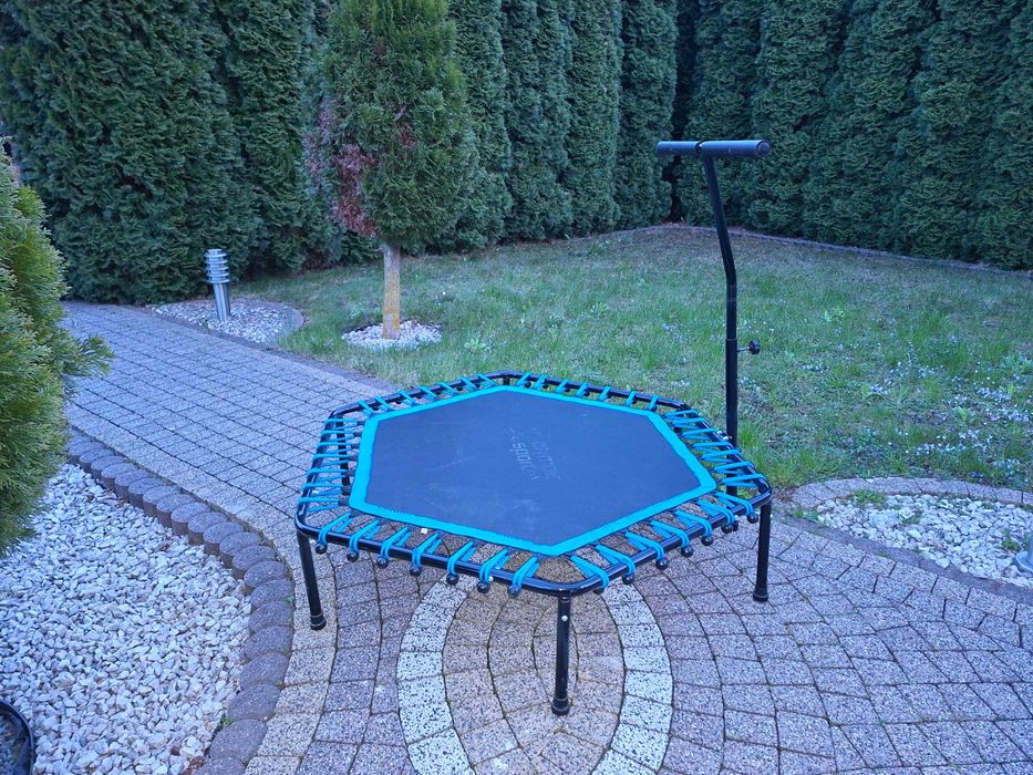 Trampolina fitness 50 cm Olympic Sport Fit z uchwytem regulowanym