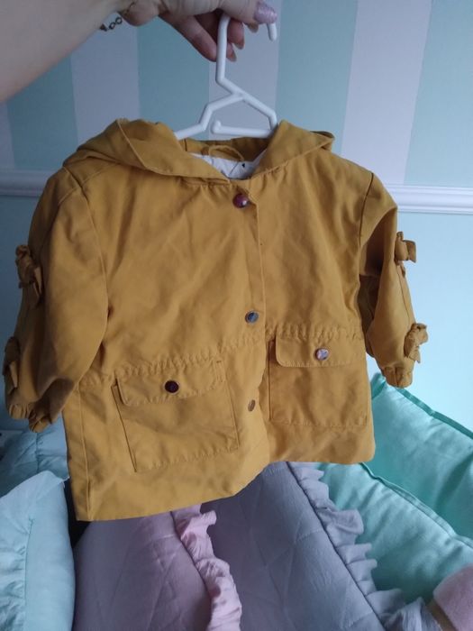 Kurtka zara kokardki r 80 cm