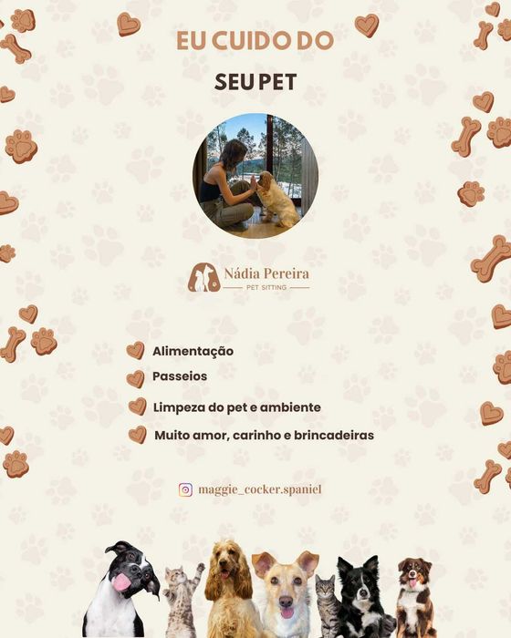 Pet Sitting e banhos ao domicílio Braga
