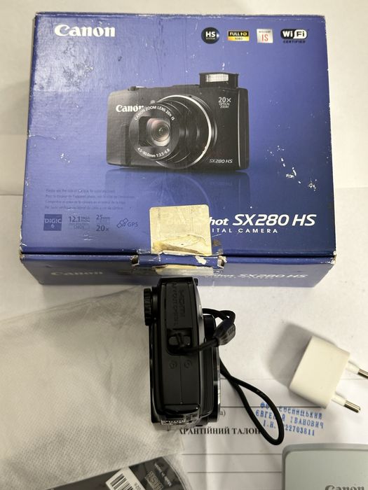 Canon Powershot SX 280 HS  Wi-Fi  GPS