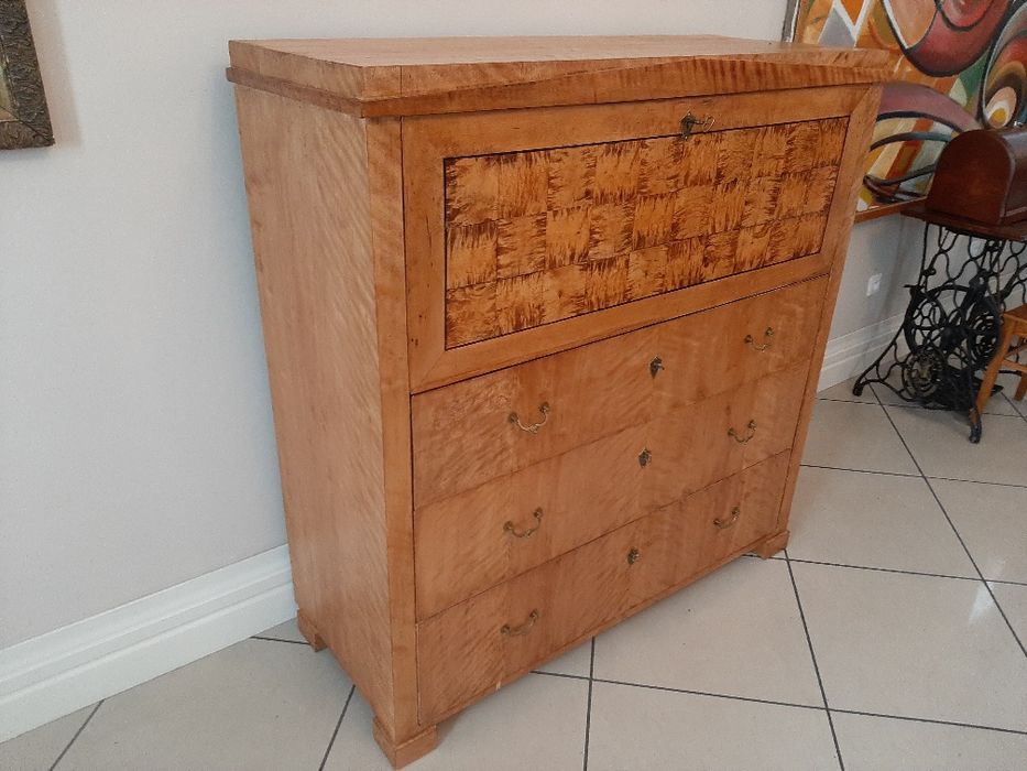 Schreibkomoda Biedermeier sekretarzyk sekretera