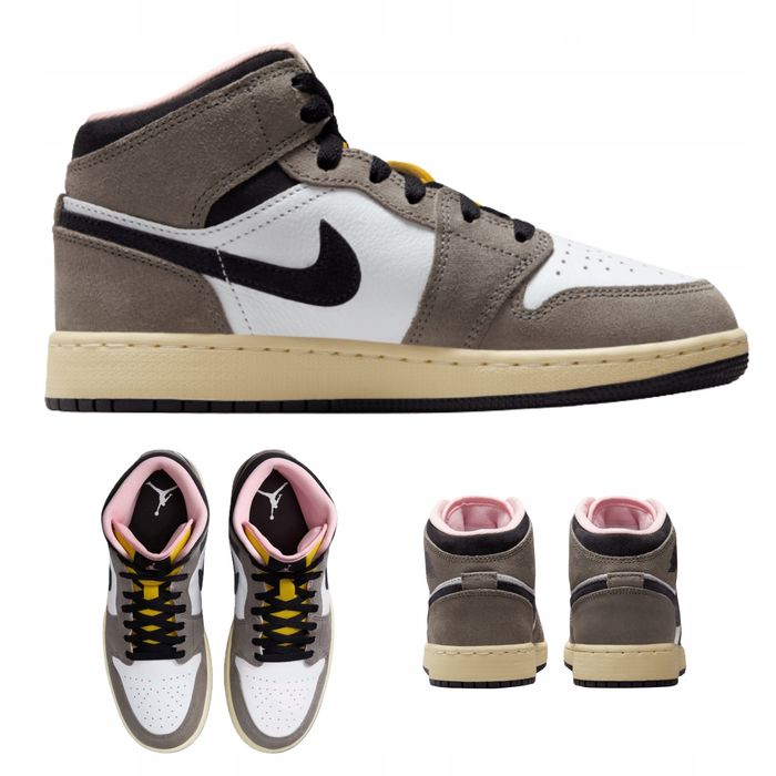 Air Jordan 1 Mid Se White Cave Stone Hq2011-100 R. 44 Trampki Sneakersy