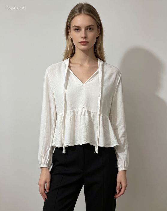 Biała elegancka bluzka 38 M