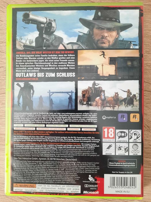 Red Dead Redemption Xbox 360 (stan 5/6)