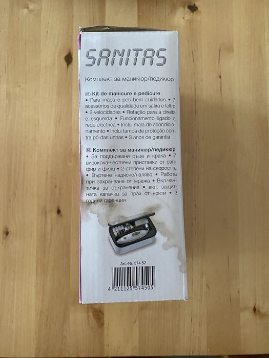 Kit de manicure e pedicure Sanitas