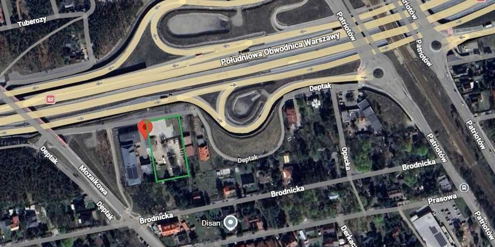 Działka na sprzedaż 3154m2 Warszawa Wawer, przy S2, ulica Deptak