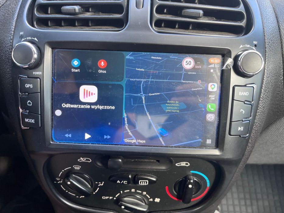 Radio android auto /carplay do Peugeot 206