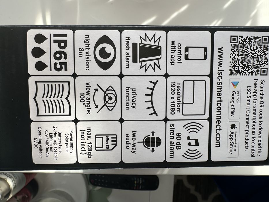 Kamera solarna bezprzewodowa z aplikacja wifi