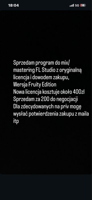 Sprzedam progoam