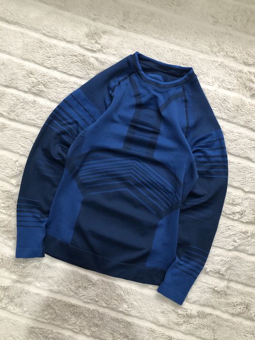 NIKE CRIVIT (S/M) термобелье мужское лонгслив кофта верх синяя терморе