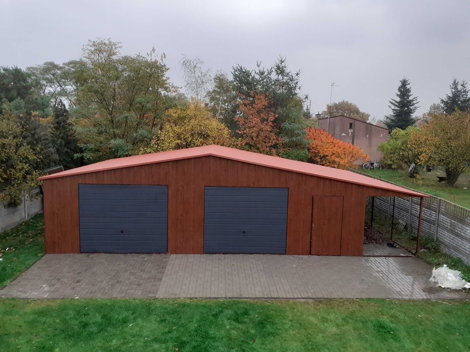 Garaże blaszane blaszak wiata magazynek schowek 3x5