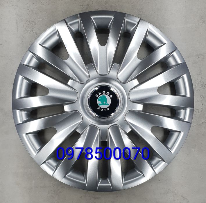 Ковпаки Шкода R15 Octavia Karoq Rapid Superb Fabia Yeti Колпаки Skoda