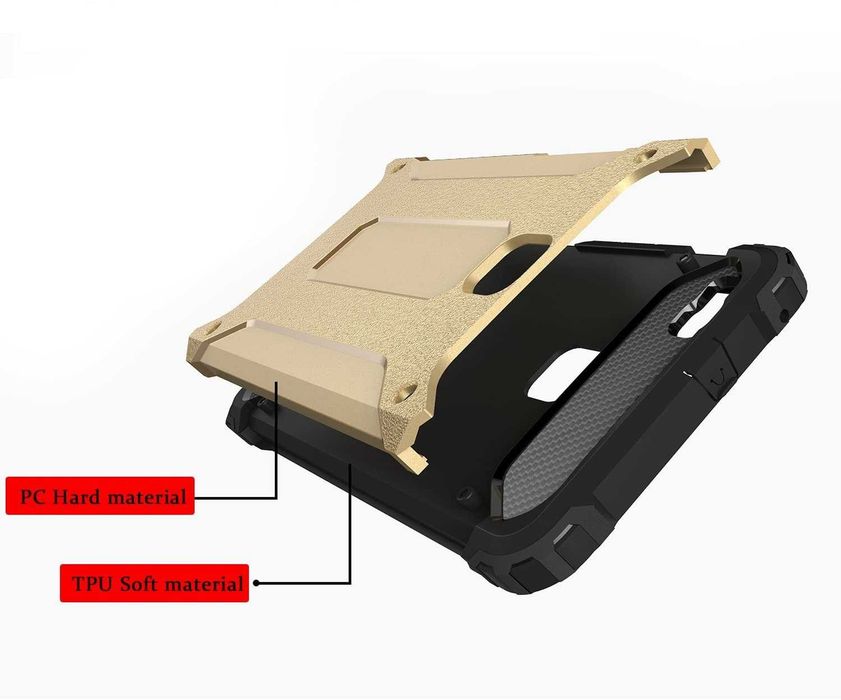 Case Etui Pancerne Armor do Huawei P9 Lite + Szkło Hartowane