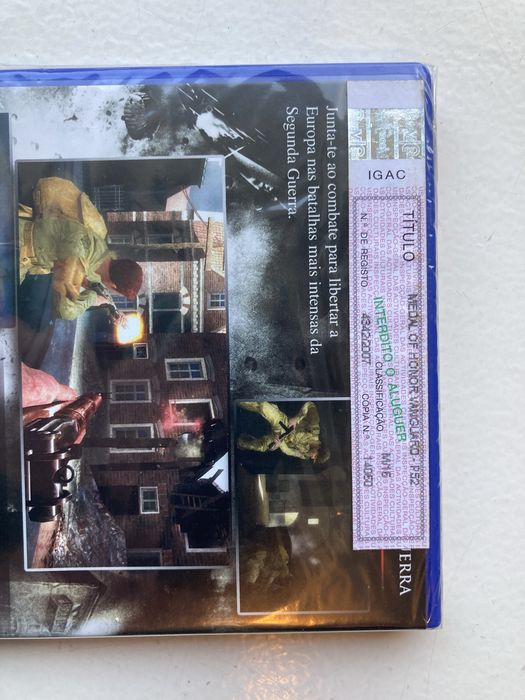 Jogo MEDAL OF HONOR vanguard PS2 novo e embalado