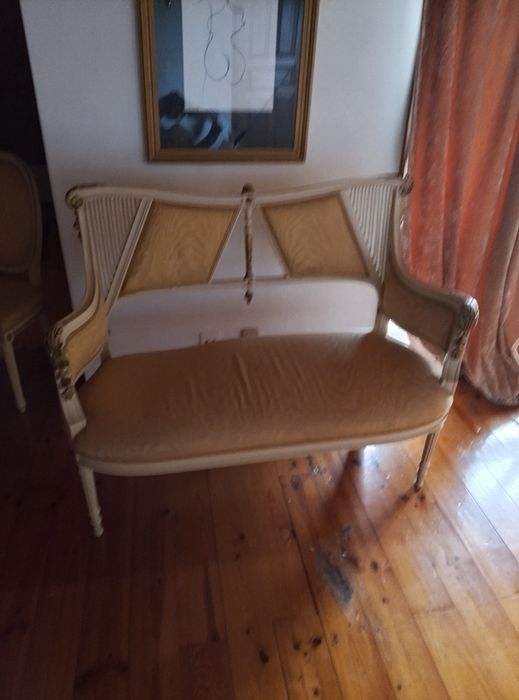 Conjunto antigo Cadeiras,  Poltronas e Canapé