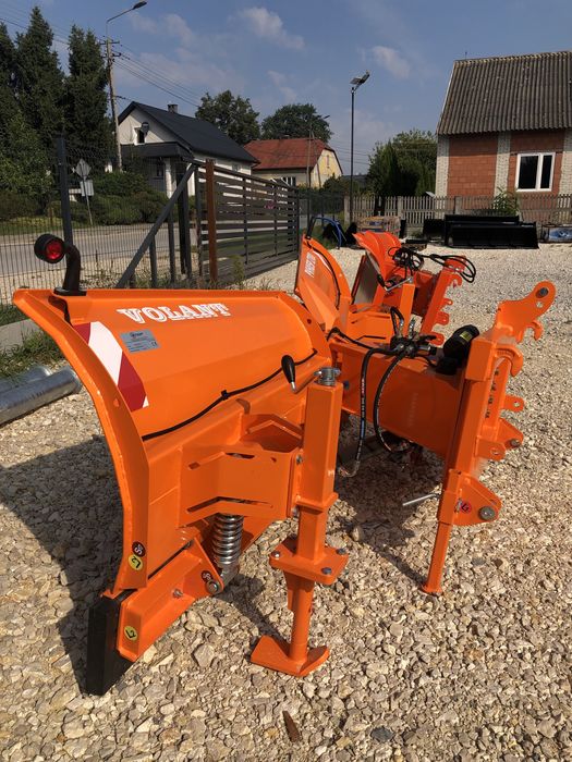 Pług do śniegu VOLANT hydrauliczny składany komunalny euro/tuz