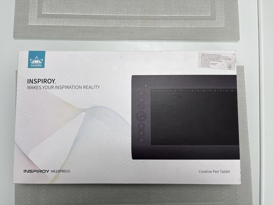 Графічний планшет Huion H610 pro v2