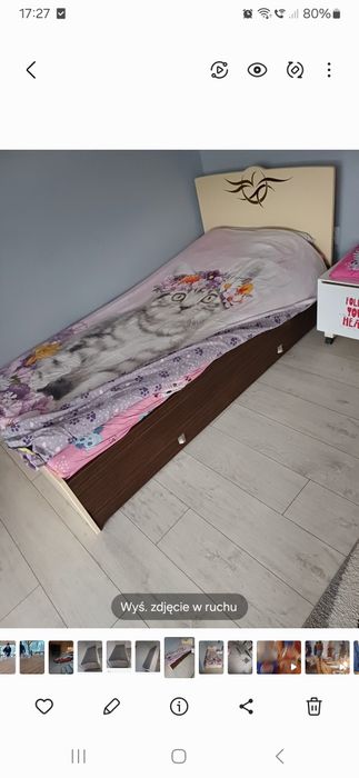 Łóżko jednoosobowe meblik