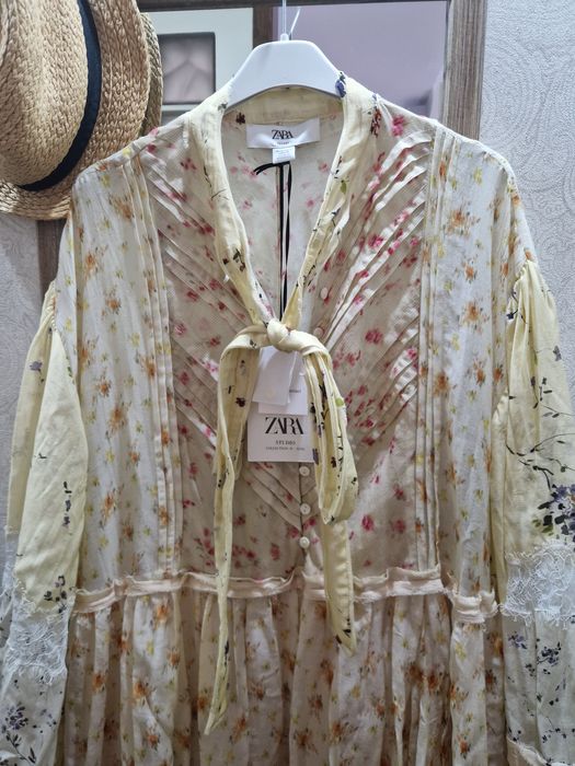 Sukienka Zara studio boho patchwork