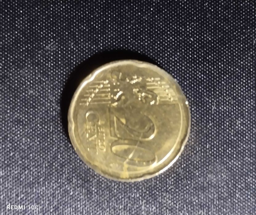 Moeda 20 cent Malta 2008