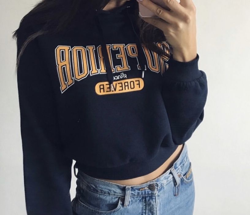 худи укороченное H&M
