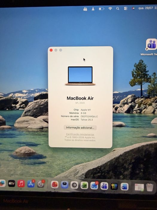 MacBook Air M1 2020 – 8GB RAM | 256GB