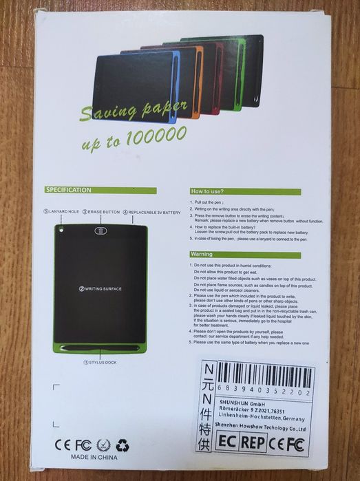 Tablet LDC dla dzieci 6,5 cala