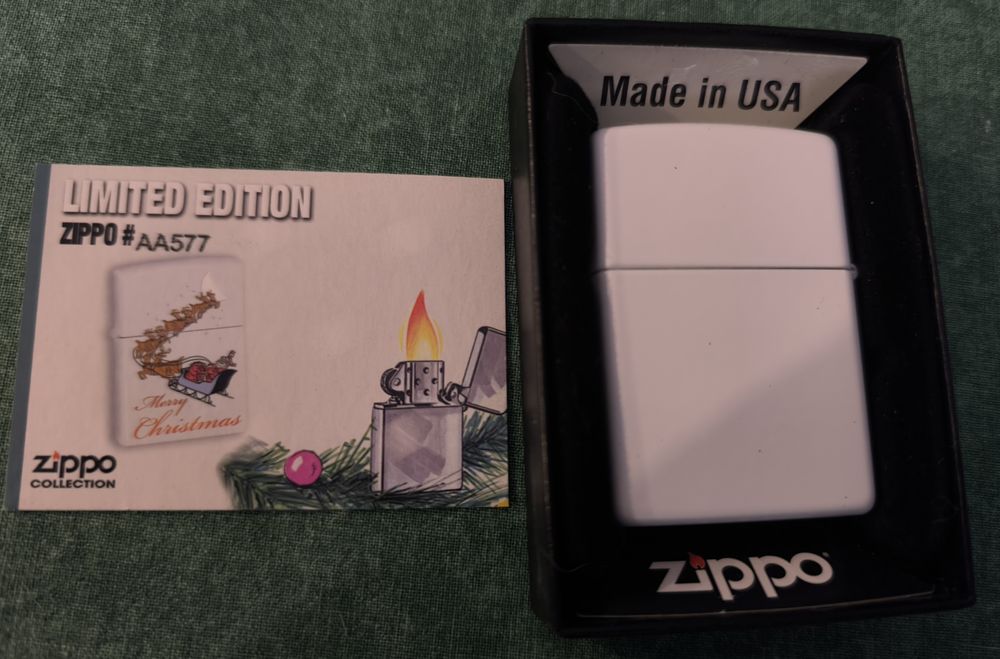 Isqueiro  Zippo Edição Limitada Natal #AA577- Novo