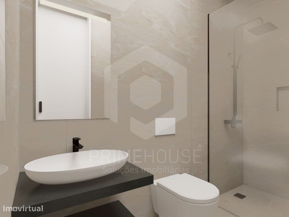 T1 exclusivo em Lagos com amplo terraço