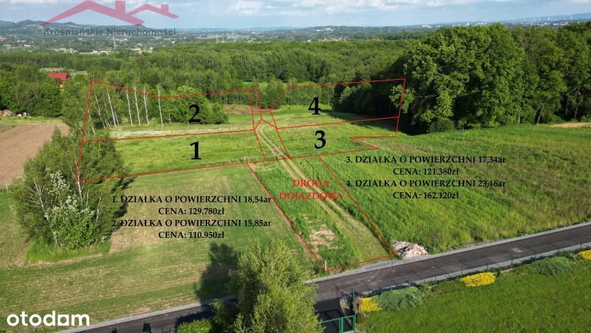 Działki pod budowę w potoku