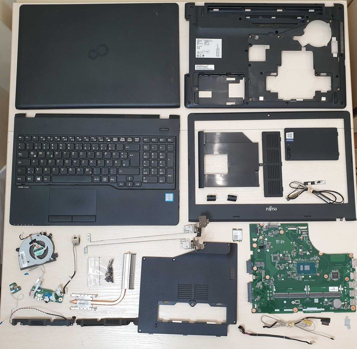 Fujitsu LifeBook A357 A555 A557 Разборка ноутбука / детали / запчастини