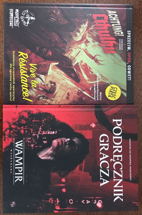 Wampir: Maskrada Podręcznik Achtung! Cthulhu Viva La Resistance