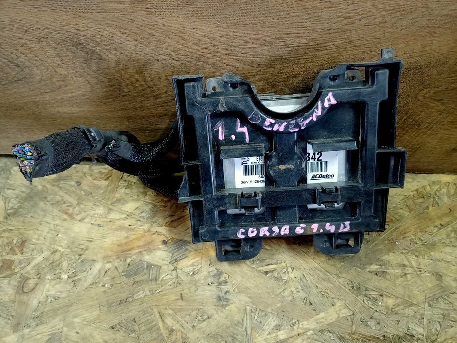 Opel Corsa E sterownik silnika 1.4 benzyna oryginał demontaż ECU