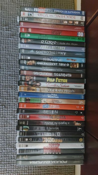 29 DVD's filmes tudo 29€