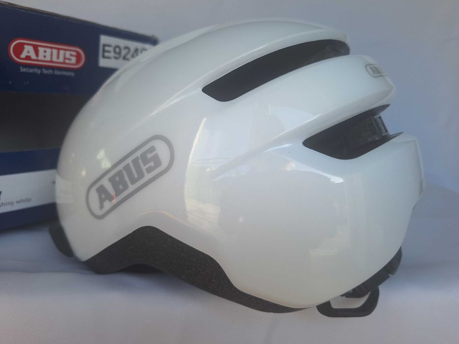 Kask rowerowy Abus Urban Purl-y Shiny White M 54-58cm