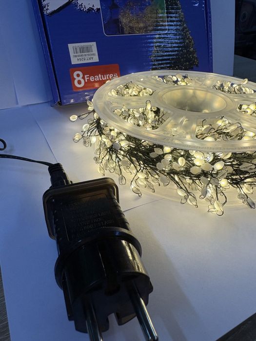 Гірлянда мішура 50 м / 1500 LED з пультом