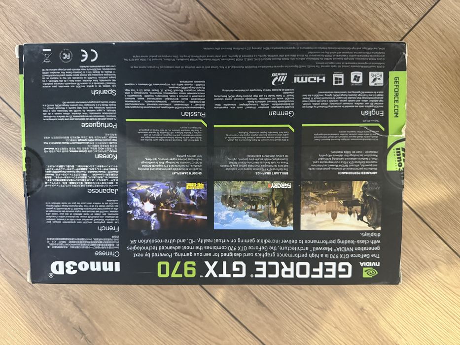 Видеокарта Geforce GTX 970 4Gb