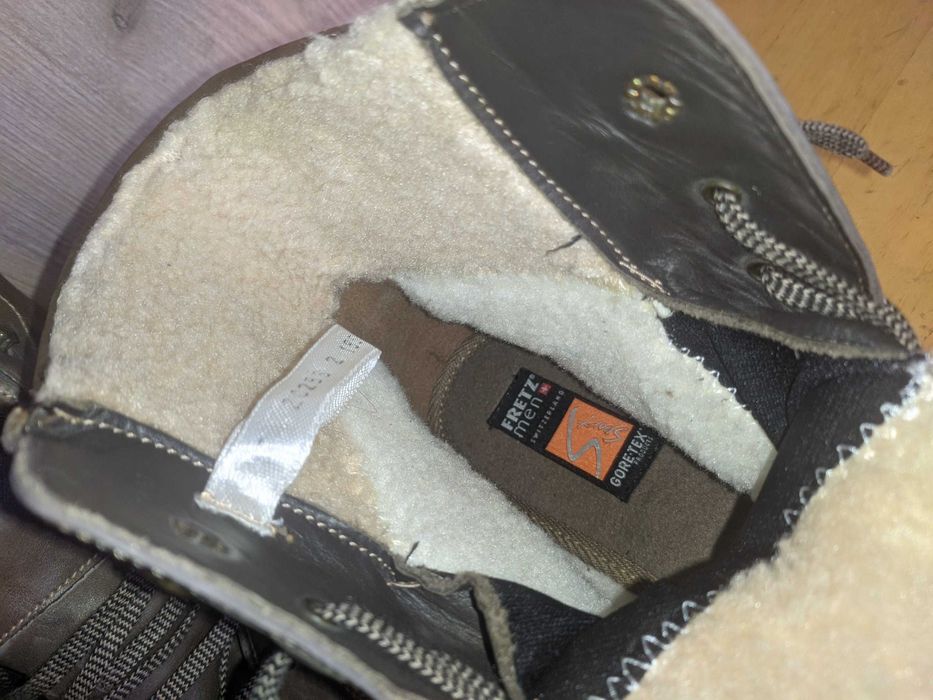 Fretz Men - швейцарські шкіряні зимові водостійкі черевики